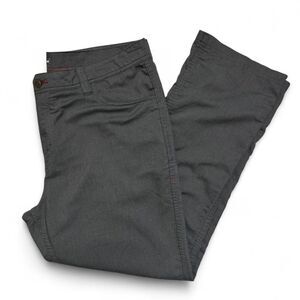 Toad & Co Kerouac Gray Pants Organic Cotton Hike Travel Straight Size 38